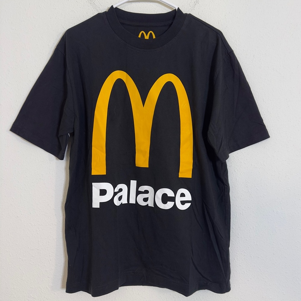 Palace McDonald’s logo black short sleeve tee shirt